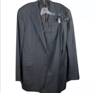 Canali Gray Wool Slim Fit Suit Italy 46L